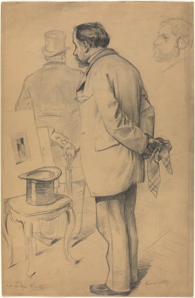 Edgar Degas, 1882 door Paul Mathey